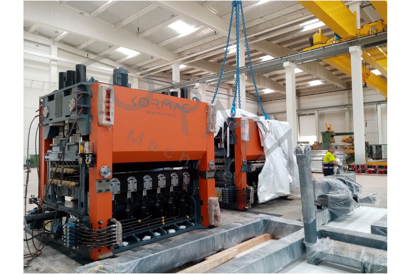 KORMAC - Sheet Metal Straightening & Leveling Machine (Leveler)